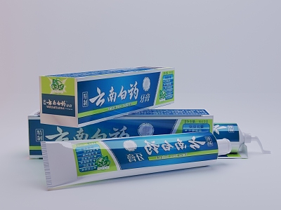 Modern Toothpaste Yunnan Baiyao Toothpaste model