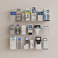 Various Public Self Service Terminals For Information And Transaction Services 3d model
