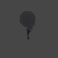 Military Rocket Launcher With Green Tube Black Scope Yellow Caution Strip Red Tip