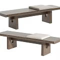 Sofa stool 3d model