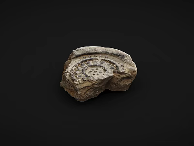 Natural Rockery Stone With Irregular Shape And Textured Surface For Garden Decoration 3d model