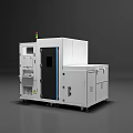 Modern Industrial Equipment With Control Panel Display Screen And Mobile Base