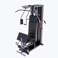 Multifunctional Home Gym Equipment With Metal Frame And Black Seats For Strength Training