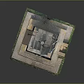 Tower defense sentry tower air defense watchtower observatory tower loft 3d model