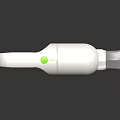 White Handheld Daily Use Appliance With Green Button And Sleek Portable Design
