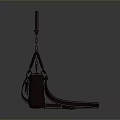 Stylish Brown Leather Handbag With Chain Strap And Top Handle Design