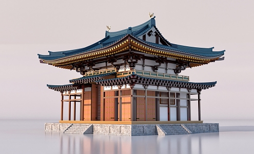 Chinese ancient building 3d model