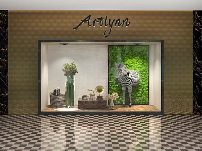 Modern Window 3d model