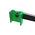 Green Plastic Bucket With 6.6 Inch Diameter 5.9 Inch Height And Black Handle