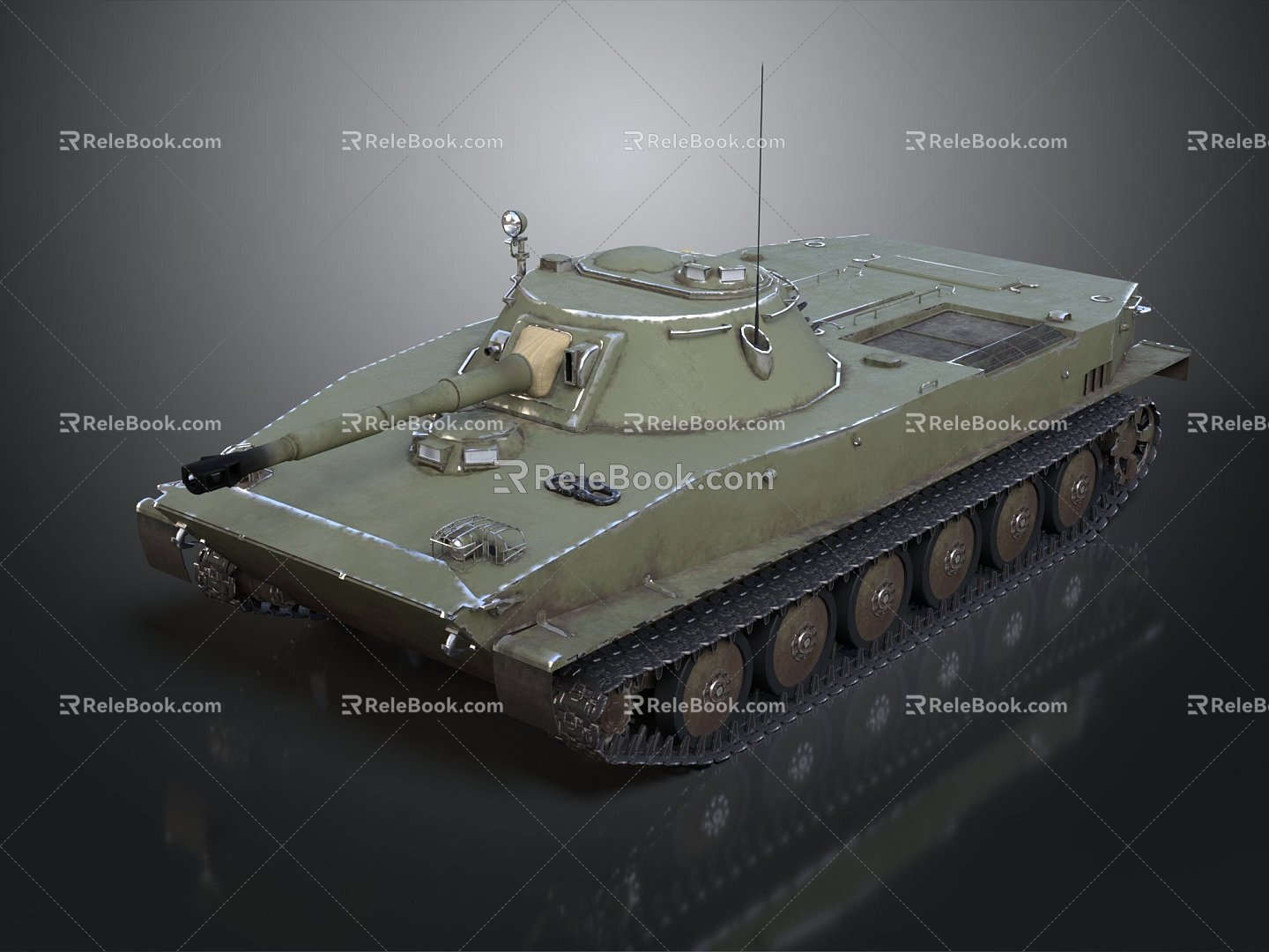 Light Tank Light Armored Tank Modern Tank World War II Tank World War I Tank Heavy Tank 3d model