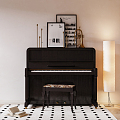 Modern Piano 3d model