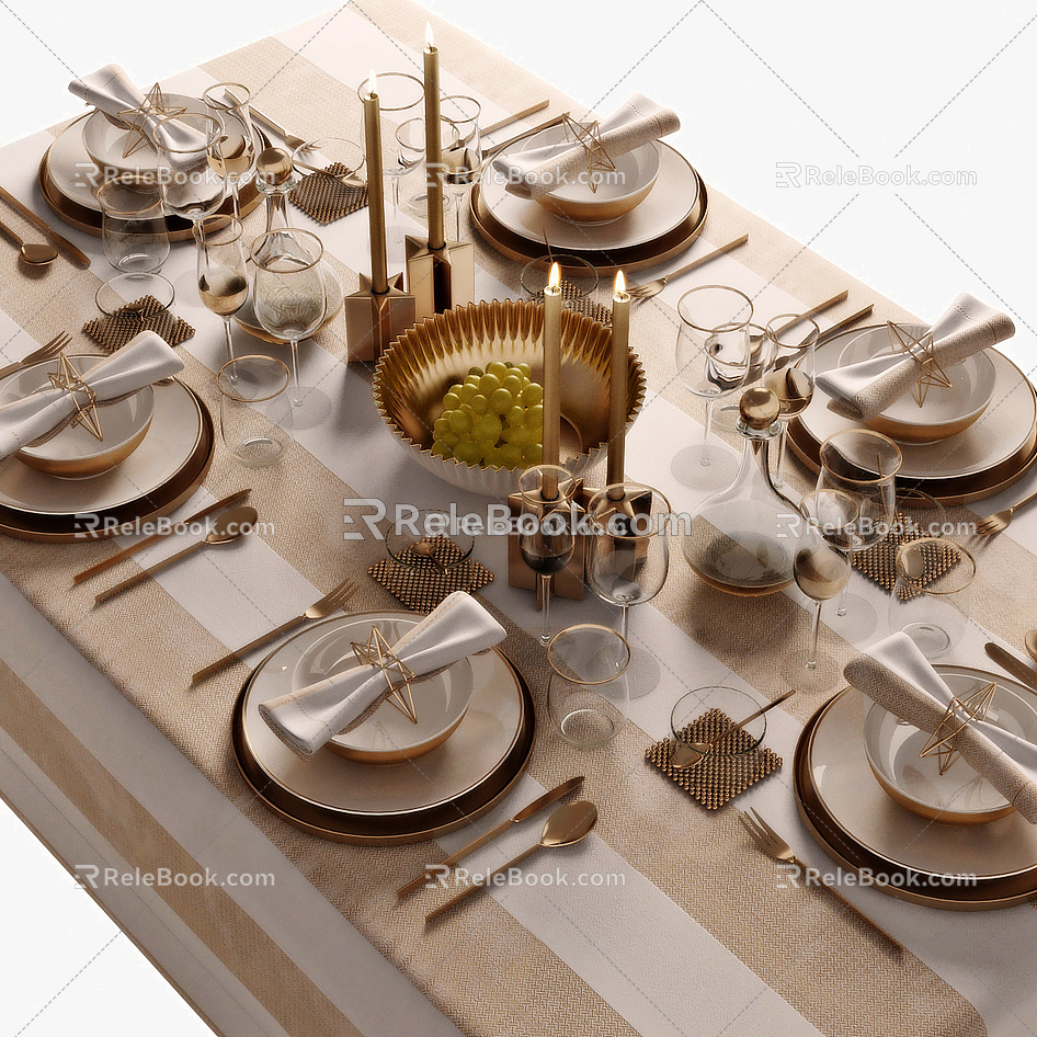 Tableware 3d model