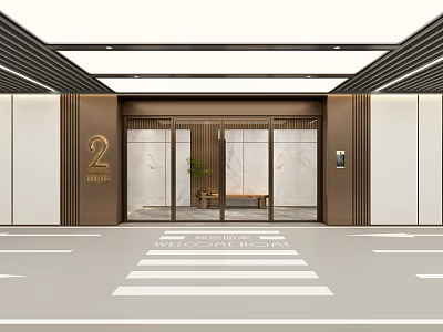 Modern Parking 3d model