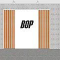 Background wall image wall 3d model
