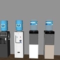 vertical water dispenser bottled water 3d model