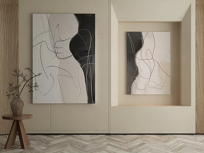 decorative painting 3d model