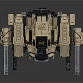 Mecha Warrior Mecha Soldier Machine Armor Mechanical Armor 3d model