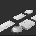 Modern Ceramic Washbasin Designs With Various Shapes And Styles For Bathroom