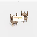 Ornate Traditional Bronze Incense Burners With Carved Lids And Three Legs