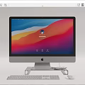 Modern computer monitor 3d model