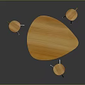 Modern Wooden Dining Chairs With Metal Legs Around Sleek Oval Wooden Table