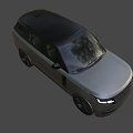 Modern Luxury Silver SUV with Sleek Exterior Design LED Headlights and Black Wheels