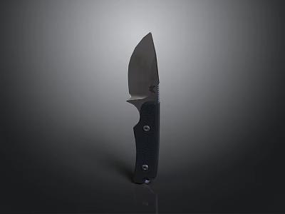 High Quality Tactical Knife With Sharp Steel Blade And Textured Grip Handle 3d model