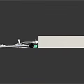 Medical Suction Device With White Unit Digital Display Control Buttons Transparent Tubes And Green Component
