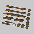 Golden Door Handles and Knobs in Various Shapes for Home Decor Applications