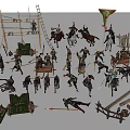 Chinese Game Characters Ancient Characters 3d model