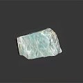 Natural Wood Stone Block With Green White Texture And Rough Decorative Surface