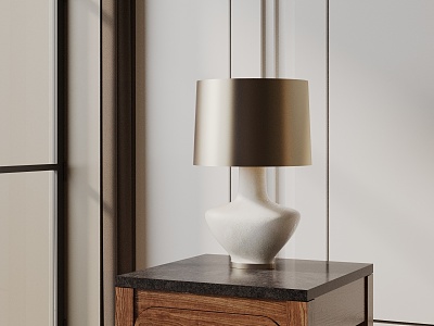 Modern table lamp 3d model