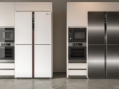 Modern Refrigerator Combination Home Appliances Double Door Refrigerator Three Door Refrigerator Four Door Refrigerator Kitchen model