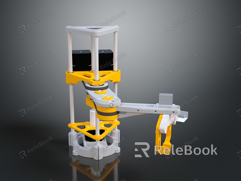 Modern Robot Arm Mechanical Arm Robot Arm Robot Head model