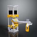 Modern Robot Arm Mechanical Arm Robot Arm Robot Head 3d model