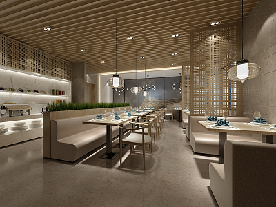 New Chinese Restaurant 3d model