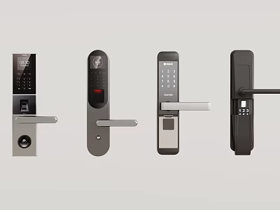 Modern Hardware Tools Smart Electronic Door Locks for Home Security 3d model