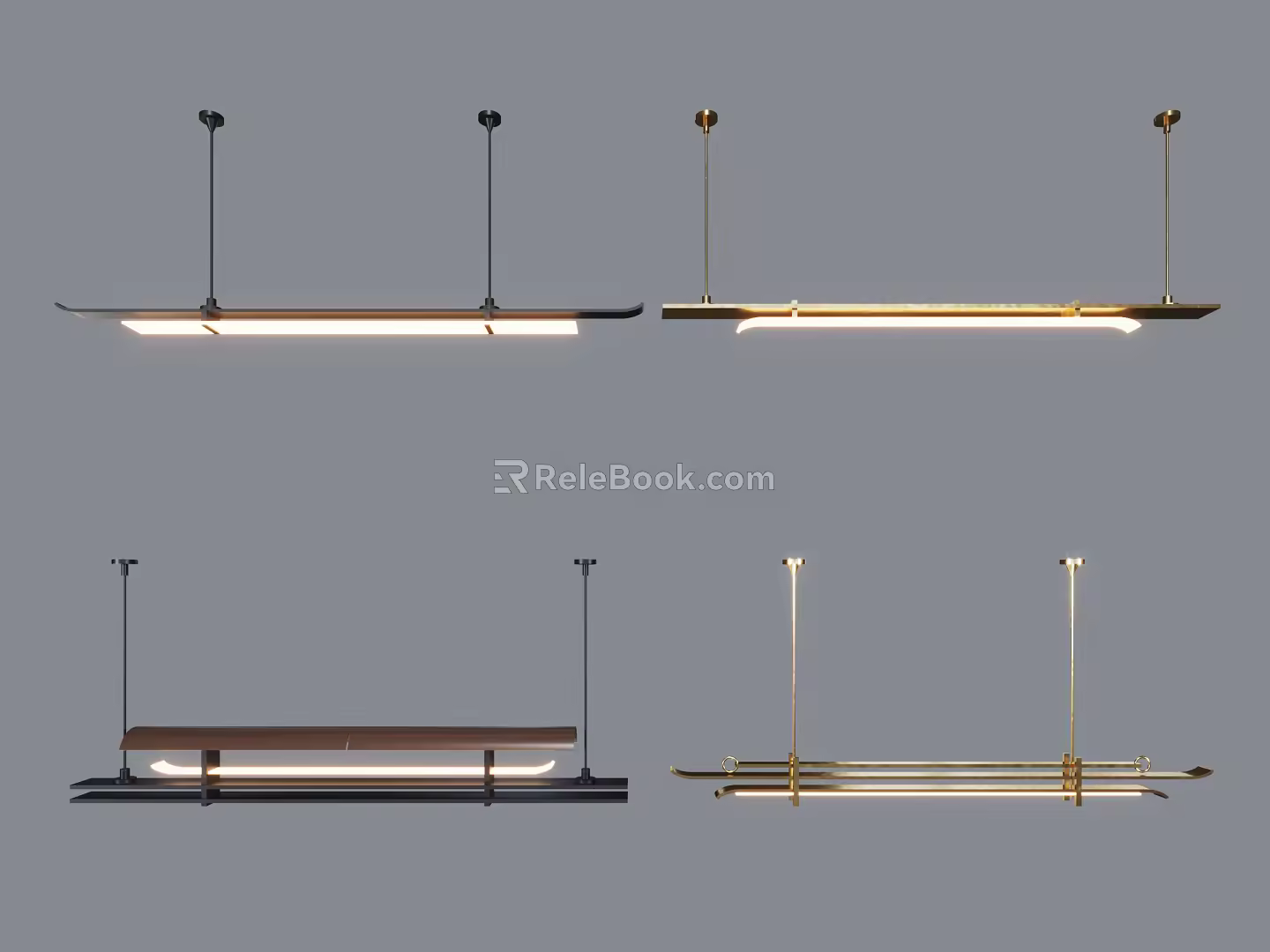 New Chinese Chandelier 3d model