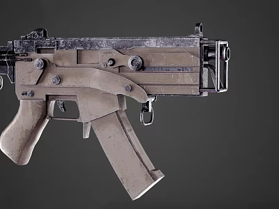 Sci-fi pistol gun firearms automatic rifle sniper rifle pistol submachine gun stun gun 3d model