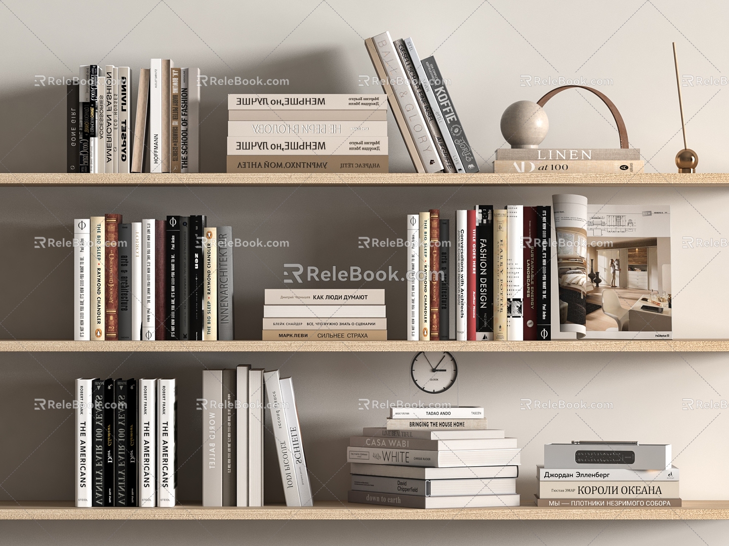 Books Books 3d model