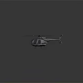 Modern Helicopter With Main Rotors Tail Rotor Cockpit Windows And Fuselage Design