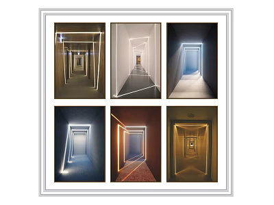 Modern Decorative Painting Decorative Hanging Painting 3d model
