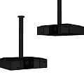 Projection Monitoring Devices With Ceiling Mounting Brackets And Surveillance Design
