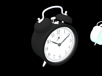 Modern alarm clock 3d model