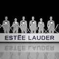 Estee Lauder And One Mansion Display Signs With Silhouette Figures