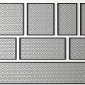 Architectural Grid Mesh Panels In Various Sizes For Decorative Structural Use 3d model