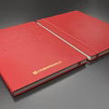 Modern Notebook Cowhide Notebook 3d model
