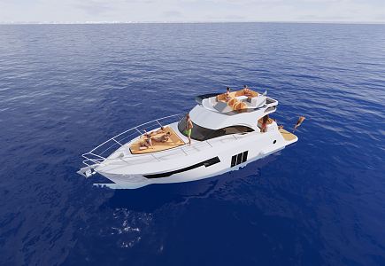 Modern Yacht 3d model