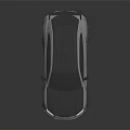 Modern Luxury Silver Sports SUV With Sleek Aerodynamic Body Sporty Wheels And Rear Spoiler