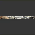 Colorful Natural Stone Slab with Green Blue Orange Texture And Natural Edge for Kitchen Countertop